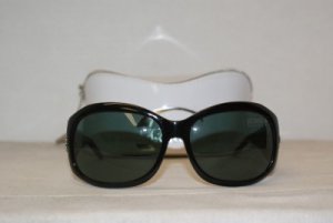 Brand New Just Cavalli Shiny Black Sunglasses: Mod. 203S (01A) 63-16 & Case