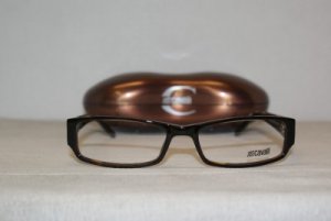 Brand New Just Cavalli Dark Tortoise Eyeglasses: Mod. 284 (052) 52-16 & Case
