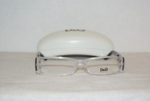 Brand New D&G Dolce & Gabbana Clear Eyeglasses: Mod. 1163 (874) 52-15 & Case