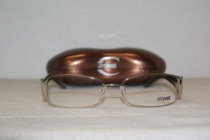 Brand New Just Cavalli Shiny Silver Eyeglasses: Mod. 179 (753) 52-17 & Case