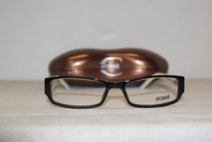 Brand New Just Cavalli Shiny Black Eyeglasses: Mod. 284 (004) 52-16 & Case