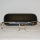 Brand New Ralph Lauren Shiny Gold Eyeglasses: Mod. 5063 (9004) 53-17 & Case