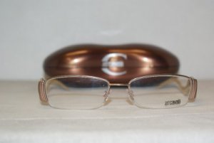 Brand New Just Cavalli Light Bronze Eyeglasses: Mod. 114 (734) 51-16 & Case