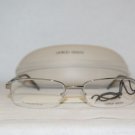 New Giorgio Armani Ruthenium Eyeglasses: Mod 267 & Case