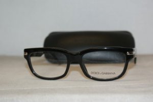 Brand New Dolce & Gabbana Shiny Black Eyeglasses: Mod. 3053 (501) 52-17 & Case