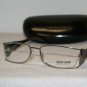 New Roberto Cavalli Shiny Silver Eyeglasses: Mod. RC Alia 277 (F53) 54-17 & Case