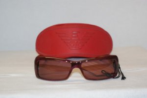 B. New Giorgio Armani Violet Sunglasses Mod 72 & Case