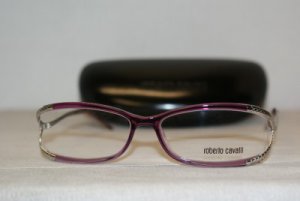 New Roberto Cavalli Light Pink Eyeglasses: Mod. RC 487 (083) 56-15 & Case