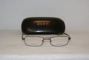Brand New Gucci Bronze Eyeglasses: Mod. 1706 & Case