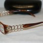 Brand New Roberto Cavalli Havana Eyeglasses: Mod. 494 Fucsite (053) 52-16 & Case