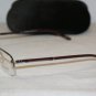 Brand New Tom Ford Shiny Silver Eyeglasses: Mod. 5053 (512) 54-18 & Case