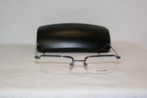 Brand New Calvin Klein Blue Eyeglasses: Mod. 378 & Case