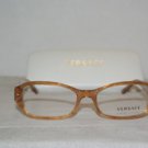 Brand New Versace Light Brown Eyeglasses: Mod. 3135-B (839) 51-16 & Case
