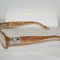 Brand New Versace Light Brown Eyeglasses: Mod. 3135-B (839) 51-16 & Case