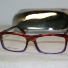 Brand New DSquared2 Brown & Purple Eyeglasses: Mod. DQ5010 (65A) 54-16 & Case