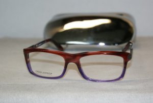 Brand New DSquared2 Brown & Purple Eyeglasses: Mod. DQ5010 (65A) 54-16 & Case