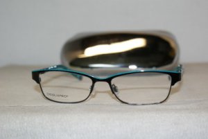 New DSquared2 Black & Green Eyeglasses: Mod. DQ5002 DQ 5002 (002) 51-15 & Case