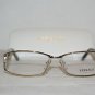 Brand New Versace Light Gold Eyeglasses: Mod. 1162 (1221) 53-16 & Case