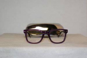 Brand New DSquared2 Purple & Black Eyeglasses: Mod. DQ5005 (081) 49-21 & Case