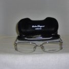 B. New Salvatore Ferragamo Silver Eyeglasses: Mod 1774B