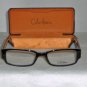 B. New Cole Haan Black Horn Eyeglasses: Mod. 971 & Case