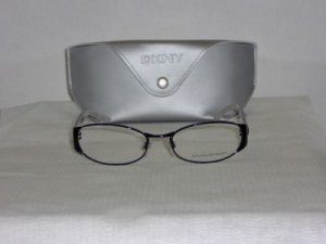 B. New Donna Karan Black Eyeglasses: Mod. 3561-B & Case