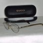 Brand New Gucci Gold Eyeglasses: Mod. 2651 & Case
