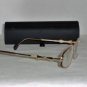 B. New Cazal Clear & Brown Eyeglasses: Mod. 376 & Case