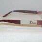 B. New Christian Dior Burgundy Eyeglasses: 3693 & Case