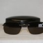 Brand New Mont Blanc Shiny Silver Sunglasses: Mod. 269 (18E) 59-16 & Case