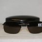 Brand New Mont Blanc Shiny Silver Sunglasses: Mod. 269 (18E) 59-16 & Case