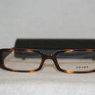 Brand New Prada Tortoise Eyeglasses: Mod. VPR 06L (7WX-1O1) 52-16 & Case