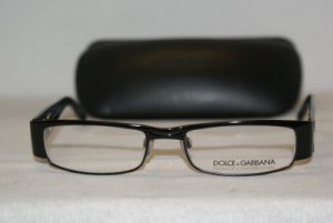 New Dolce & Gabbana Black Eyeglasses: Mod. DG 1162 (061) 51-17 & Case