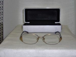 New Donna Karan Gold Eyeglasses: Mod. 3535B & Case