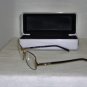 New Donna Karan Gold Eyeglasses: Mod. 3535B & Case