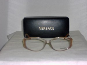 B. New Versace Light Brown Eyeglasses: Mod. V79 & Case