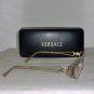 B. New Versace Light Brown Eyeglasses: Mod. V79 & Case