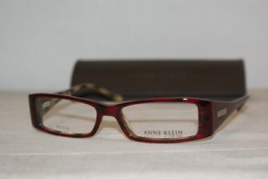 Brand New Anne Klein Dark Wine Eyeglasses: Mod. 8064 (161) 48-14 & Case