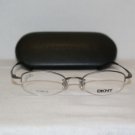 B. New DKNY Titanium Grey Eyeglasses: Mod. 6613 & Case
