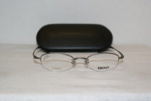 B. New DKNY Titanium Grey Eyeglasses: Mod. 6613 & Case