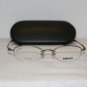 B. New DKNY Titanium Grey Eyeglasses: Mod. 6613 & Case
