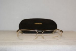 Brand New Tom Ford Shiny Gold Eyeglasses: Mod. 5079 (772) 55-17 & Case