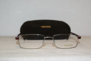 Brand New Tom Ford Light Ruthenium Eyeglasses: Mod. 5153 (014) 54-17 & Case