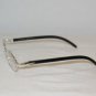 New Ralph Lauren Silver & Wood Eyeglasses: 8001 & Case