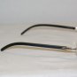 New Ralph Lauren Silver & Wood Eyeglasses: 8001 & Case