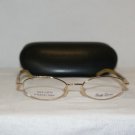 New Ralph Lauren Gold & Honey Eyeglasses: 8001 & Case