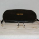 Brand New Tom Ford Matte Black Eyeglasses: Mod. 5079 (BR) 55-17 & Case
