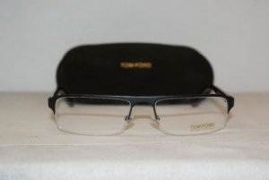 Brand New Tom Ford Matte Black Eyeglasses: Mod. 5079 (BR) 55-17 & Case