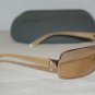 Brand New Miu Miu Shiny Gold Sunglasses: Mod. SMU 59E (5AK-6R1) 65-17 & Case