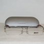 Brand New DKNY Shiny Silver Eyeglasses: Mod. 5607 (1002) 52-17 & Case